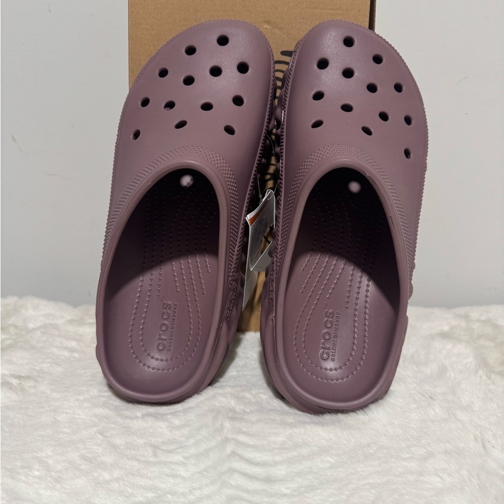 Crocs Salene Bembury Unisex Purple Clogs M9/W11 - Picture 5 of 6